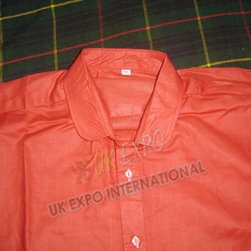19th Century Red Color Muslin Shirt