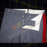 Civil War Artillery Grey Red Stripe Trouser