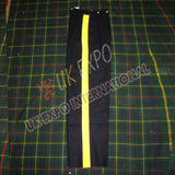 Civil War Black Men Classic Yellow Stripe Trouser
