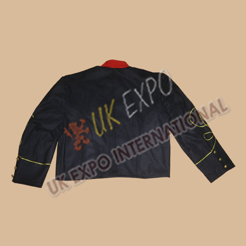 Piped Officers Double Breasted Shell Jacket