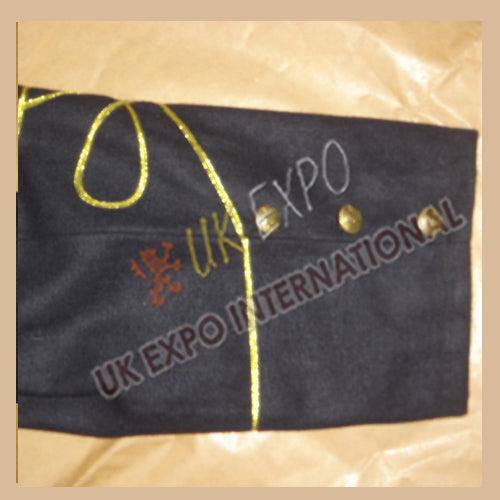 Piped Officers Double Breasted Shell Jacket