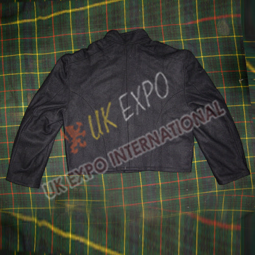 Civil War Men Navy Blue Wool Shell Jacket