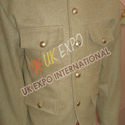 German Officer Khaki Gabardine Tunic