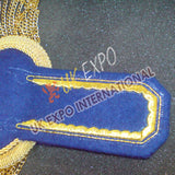 Civil War Uniform Gold Tassel Blue Epaulette