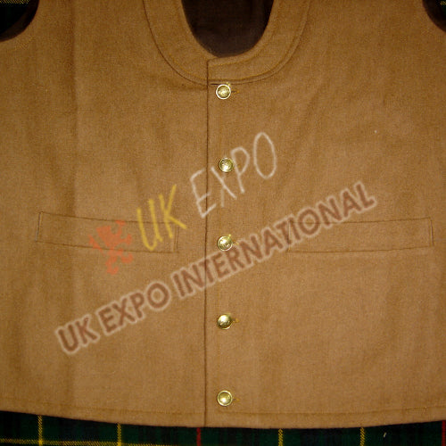 18th Civilian Shawl Notched Collar Vest