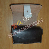 58 Caliber Black Leather Cartridge Box