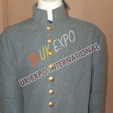 Civil War Plain Grey Frock Coat