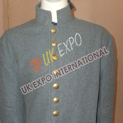 Civil War Plain Grey Frock Coat