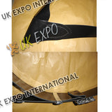 Black PVC Pipers Cross Belt