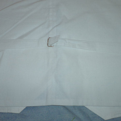 White Jean Military Vest