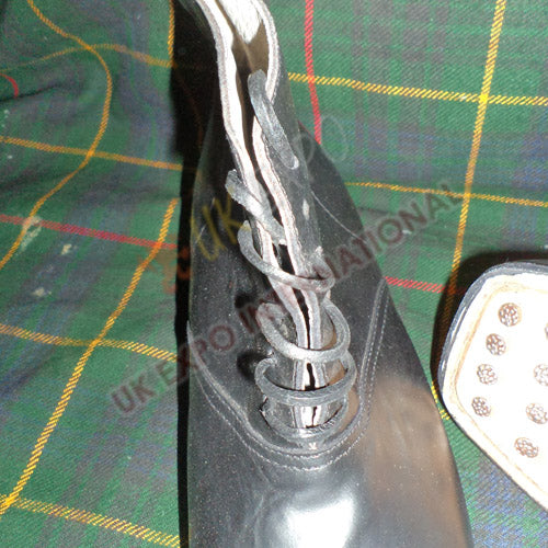 Civil War Brogans Black Shoes