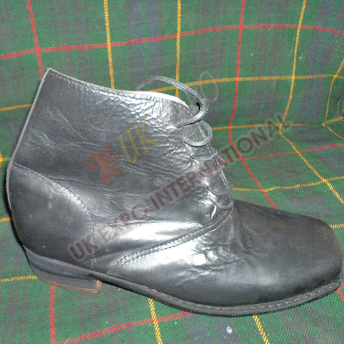 Civil War Brogans Black Shoes