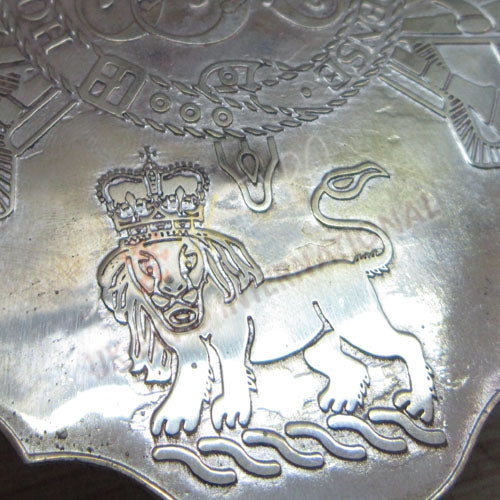 Shako Hat Front British Brass Plate