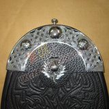 Celtic Handmade Leather Thistle Sporran