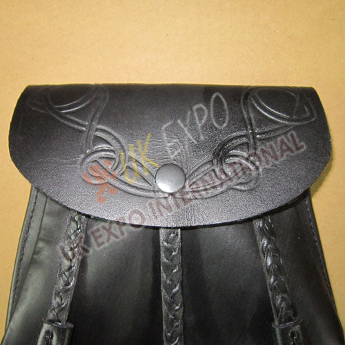 Handmade Knot Leather Smart Sporran