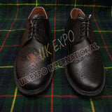 Real Leather Upper Shoes With PVC Rubber Sole