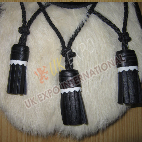 White Fur Semi Dress Stylish Sporran