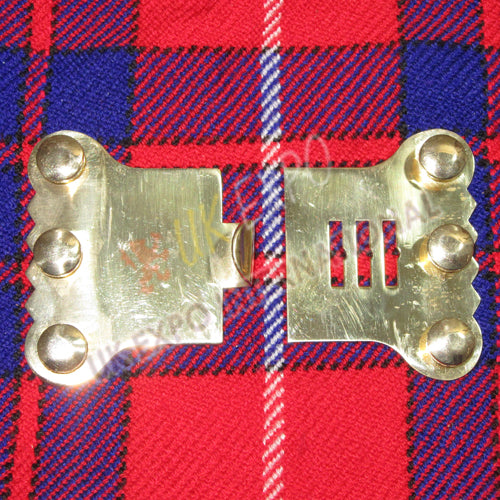 18th Century Tie Neck Brass Buckle