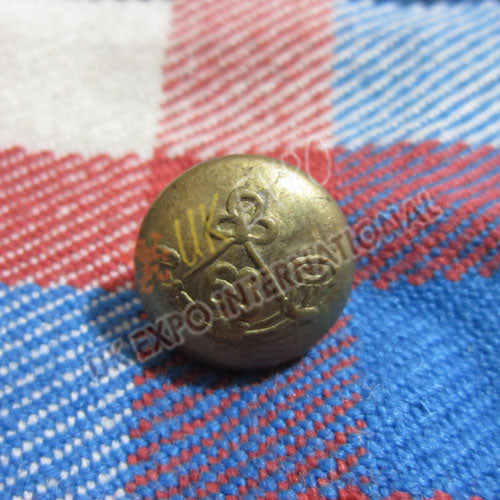 68th Bugle Button Dhull Finish