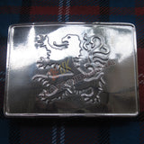 Rampart Lion Buckle Chrome Finish