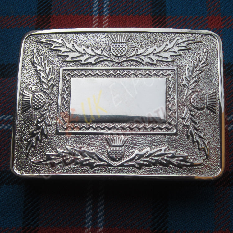 Scottish Thistle Kilt Belt Buckle