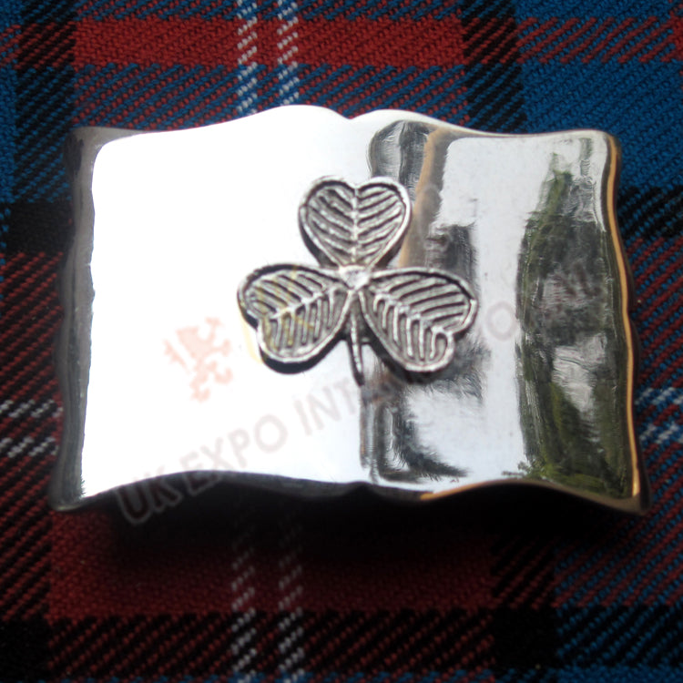 Dress Pant Chrome Baby Scottish Shamrock Buckle