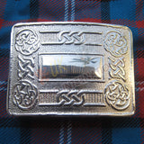 Celtic Swirl Kilt Belt Buckle