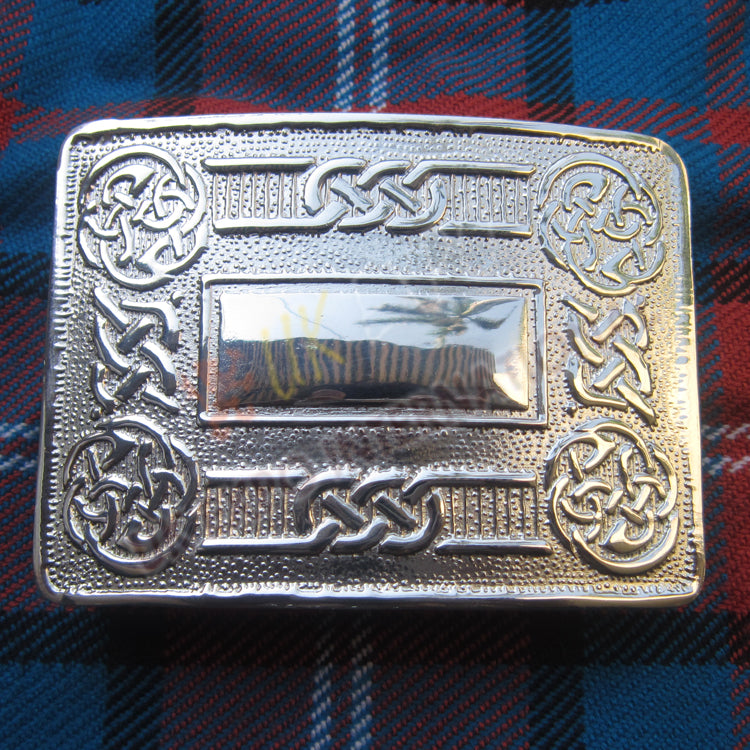 Celtic Swirl Kilt Belt Buckle
