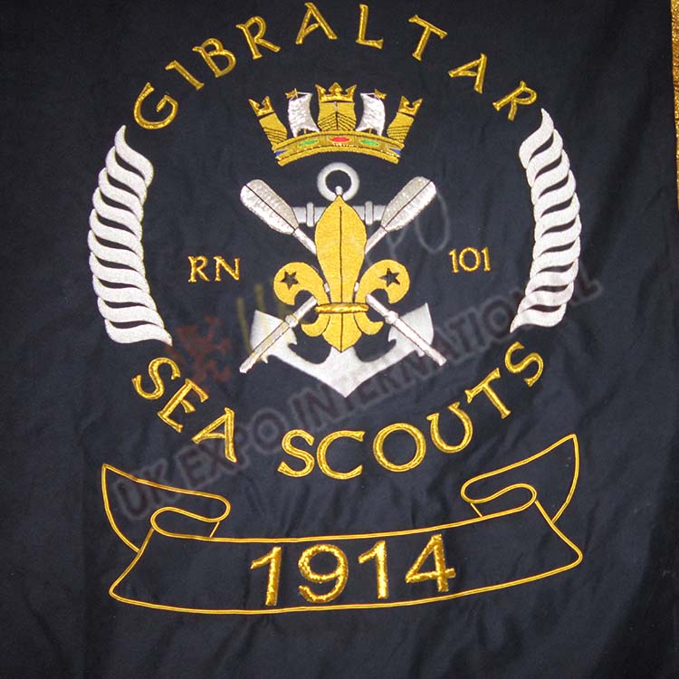 Gibraltar Sea Scouts Ceremonial Flag