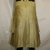 Deluxe Sports Casual Khaki Men Utility Kilt