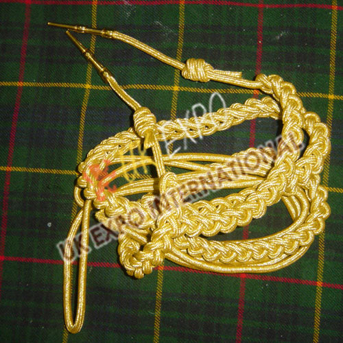 Army Dress Gold Nylon Aiguillette