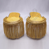 Gold Bullion Hand Embroidery Officer Epaulettes Gold Fringe Black Wool Back Military Shoulder Boards
