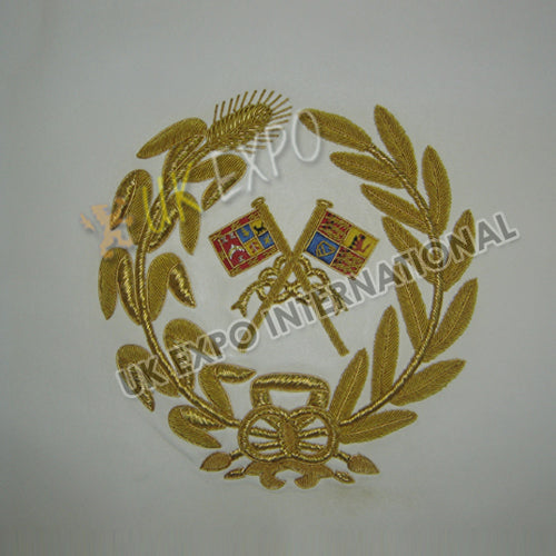 Masonic Grand Officers Apron Embroidered Insignia