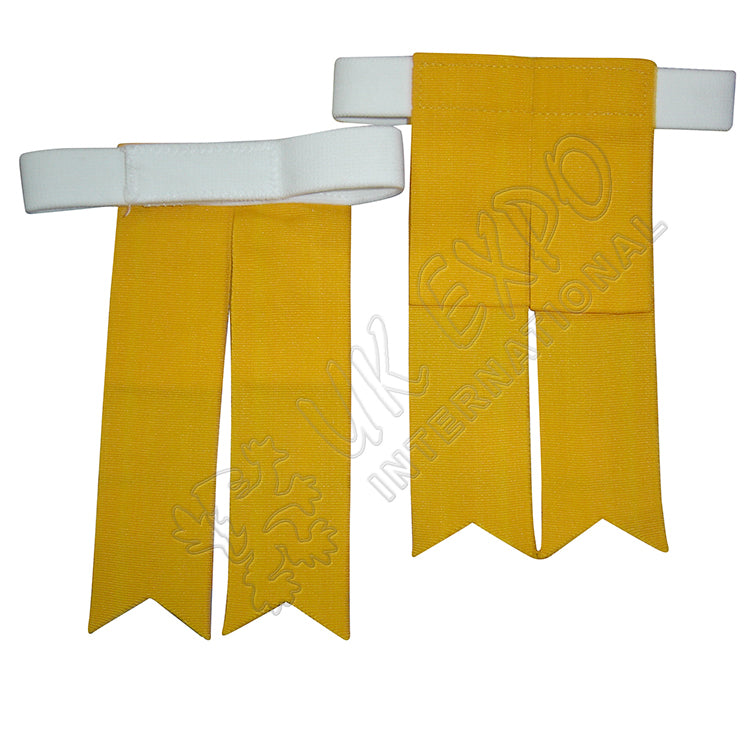 Golden Color Kilt Flashes