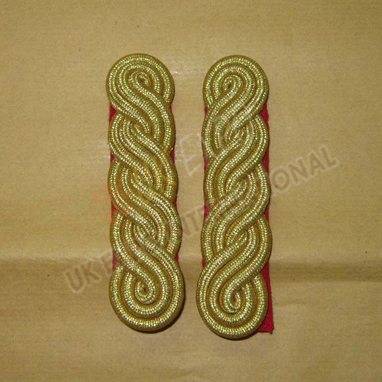 Ceremonial Wire Mess Cord Shoulder Epaulettes
