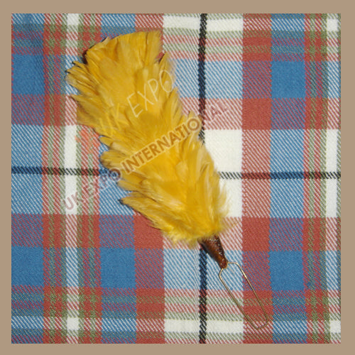 Golden Color Feather Hackles