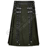 Military Green Roman Soldier Utility Kilt