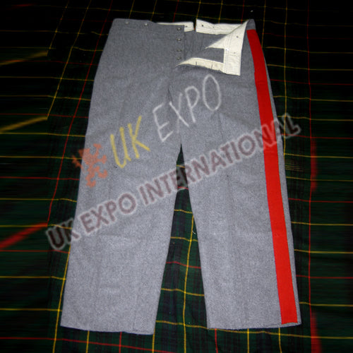 Civil War Artillery Grey Red Stripe Trouser