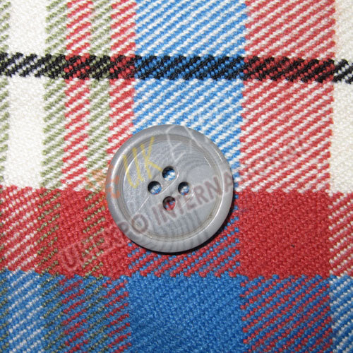 Gray Plastic Durable Fashion Garment Button
