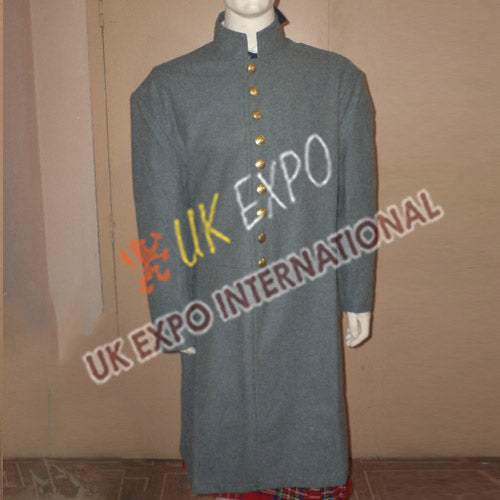 Civil War Plain Grey Frock Coat