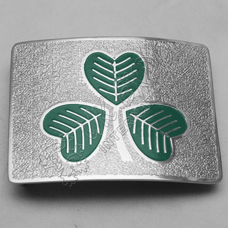 Green Irish Shamrock Color Buckle