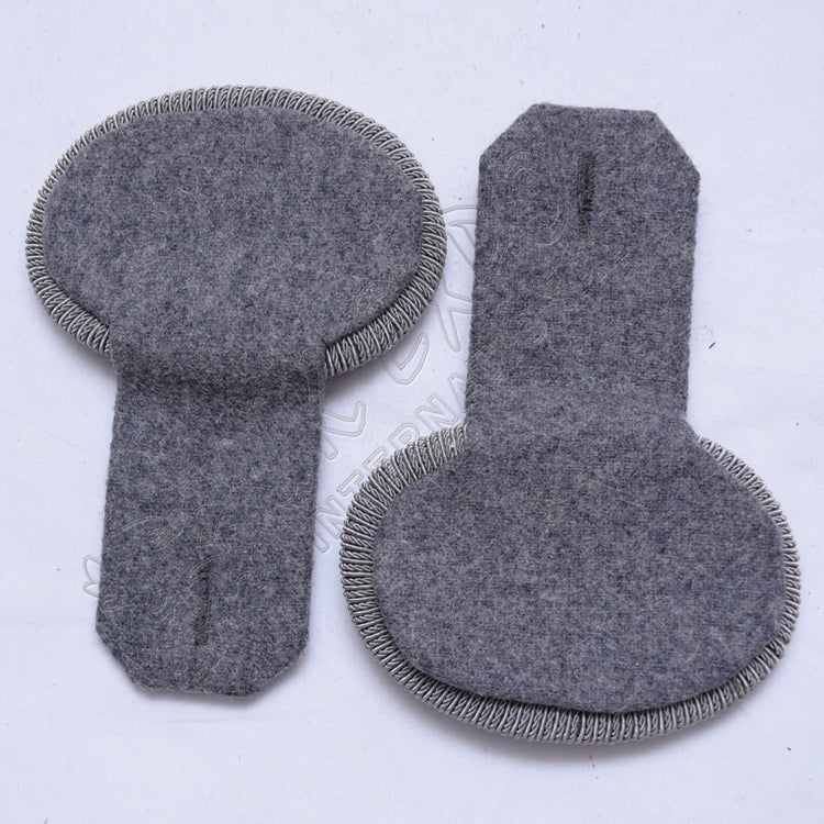Grey Unfinished Epaulette Military Shoulder Board