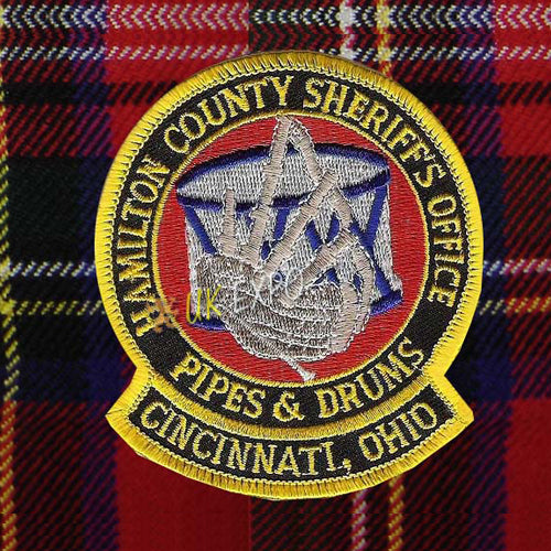 Hamilton County Sheriff’s Office Pipes & Drums Unit Patch