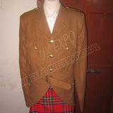 Highland Khaki Wool Serge Barathea British Tunic