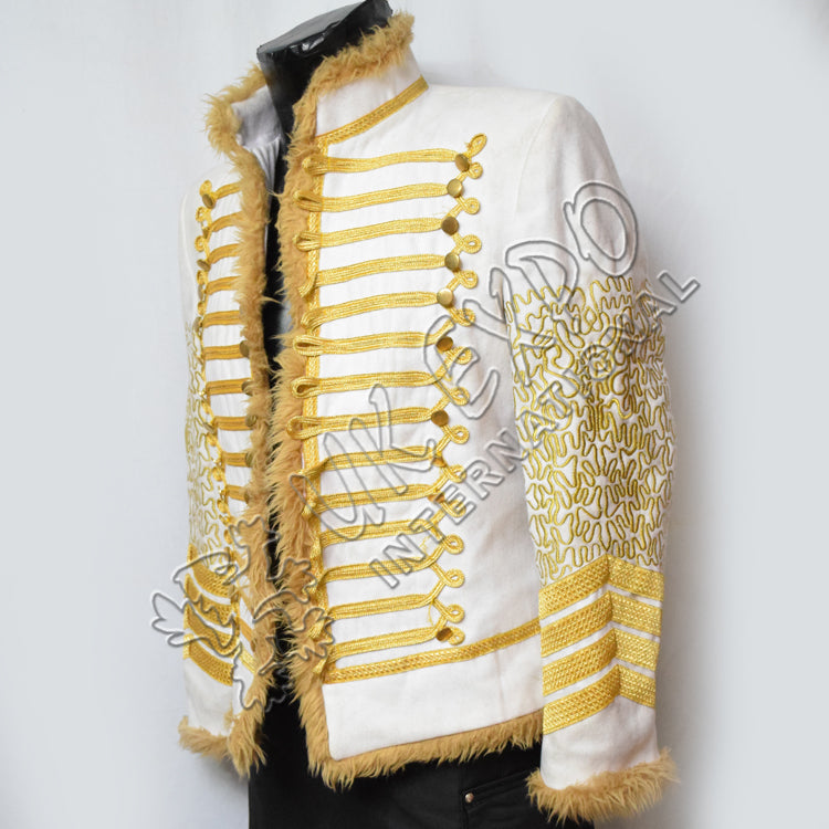 Hunkydory Beaufort White Cotton Jacket