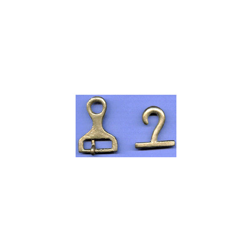 Confederate Brass Uniform Clips