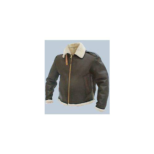 WW2 Bomber Aviator Brown Leather Jacket