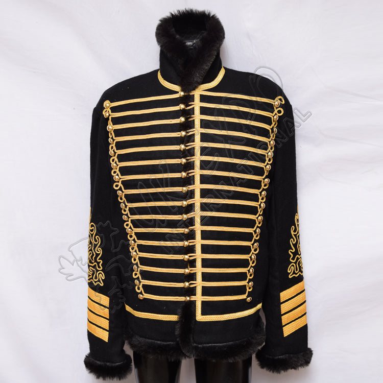 Black Wool Jimi Hendrix Military Jacket