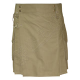 Khaki Tan Utility Kilt