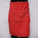 Red Tie Up in Style Ladies Belted Apron